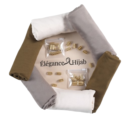 6Hijabs jersey premium + 20 fermoirs