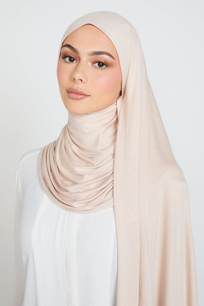 1 Hijabs jersey premium + 10 fermoirs