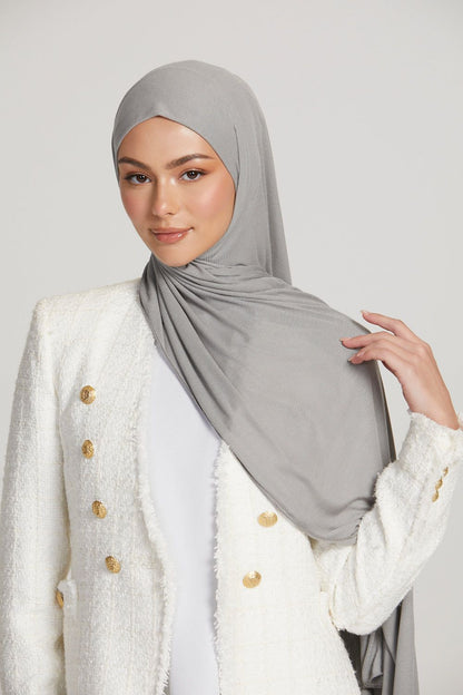 1 Hijabs jersey premium + 10 fermoirs
